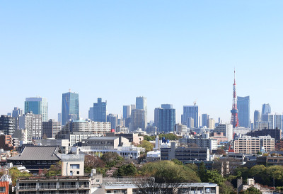 日本东京鸟瞰图