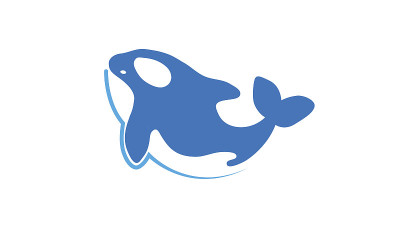 创意蓝海豚符号设计