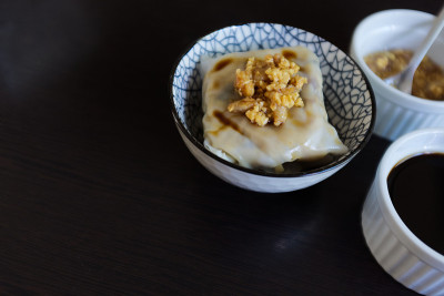 竹笋蒸米粉卷