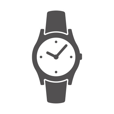 Watch wrist simple icon. Vector