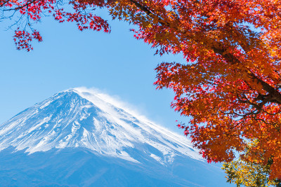 富士山秋色，日本
