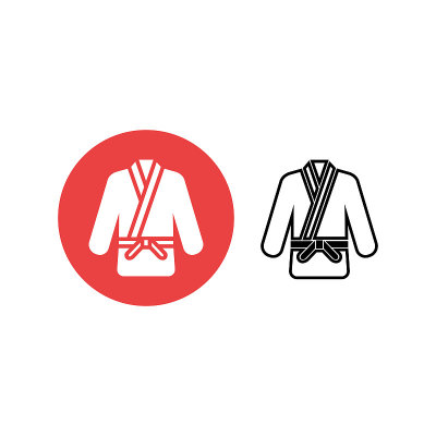 Martial arts competition icons