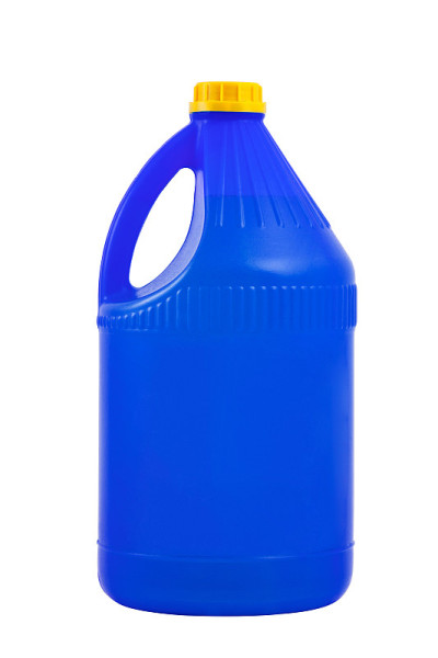 清洁产品。洗洁精塑料瓶上隔离白色ba