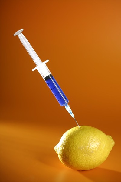 注射器柠檬手法