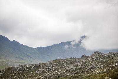 风景优美的克拉伦斯大道山，在戈登湾和克莱蒙德之间的西开普，南非