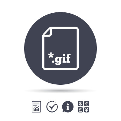 文件GIF符号图标。下载图像文件。