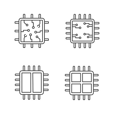Processors icons