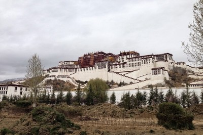 中国西藏的布达拉宫