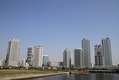 横滨Minatomirai 21的高层公寓