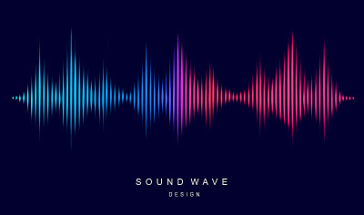 声音和声音识别。声波均衡器。现代视觉化和未来主义元素。音乐和广播的概念。