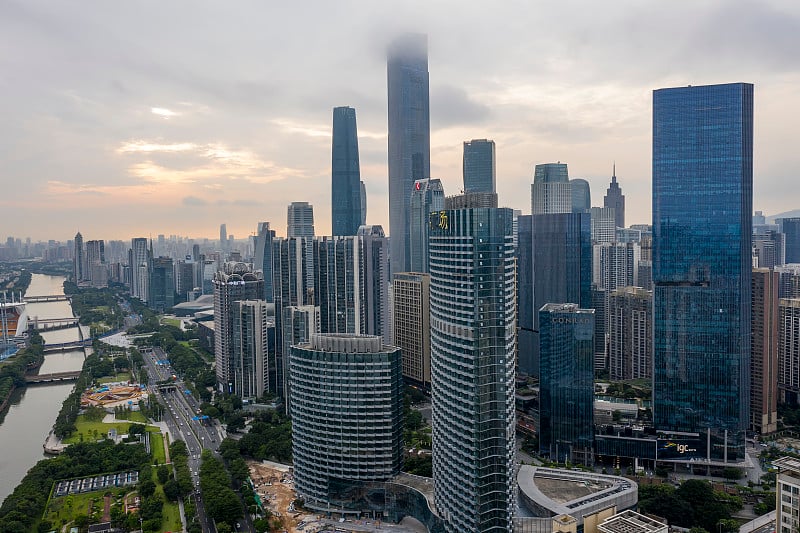 中国广东省广州市的城市风景