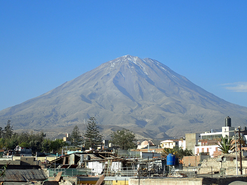 埃尔米斯提火山，阿雷基帕，秘鲁