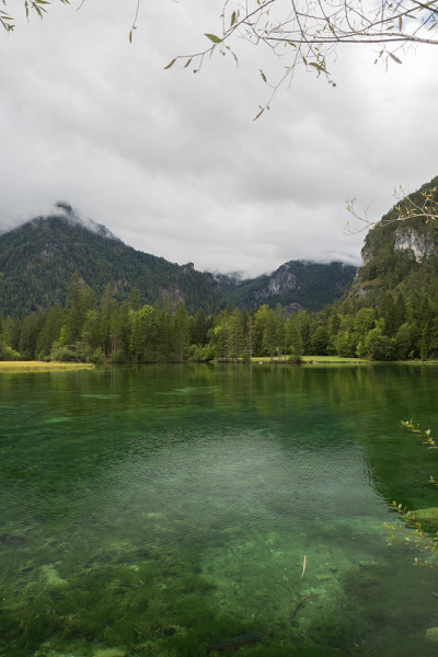 Schiederweiher，美丽的奥地利湖，靠近Hinterstoder