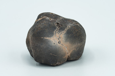 Chondrite Meteorite isolated, a piece of rock form