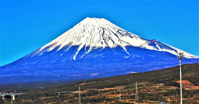 富士山，日本的象征。