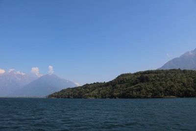 意大利伦巴第科莫湖景观全景图