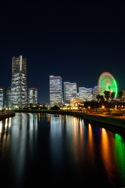 横滨Minatomirai的摩天大楼