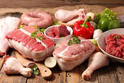 各种原料肉