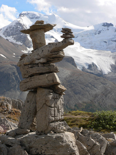 Inukshuk和冰川