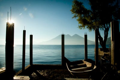 湖的Atitlan