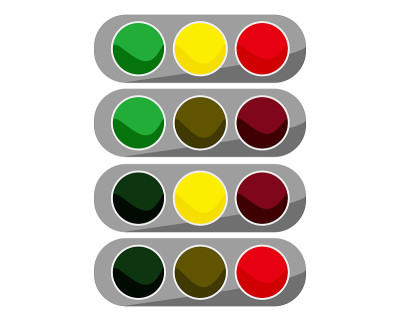 traffic light icon.