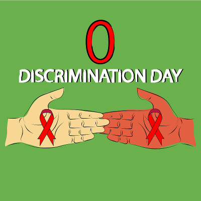 1st march world zero discrimination day illustrati
