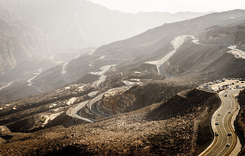 阿联酋的Jebel Jais公路