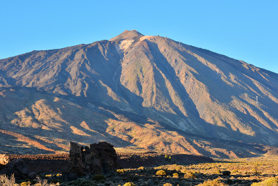 西班牙热带火山加那利群岛的景观