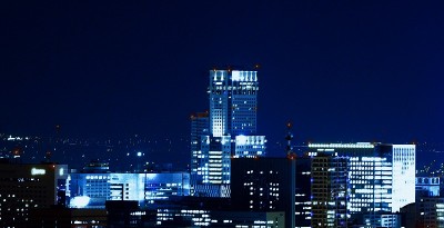 美丽的札幌夜景