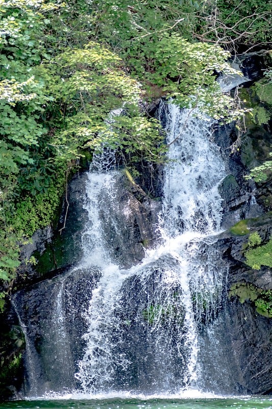 美丽的风景，在湖jocassee南卡罗来纳州