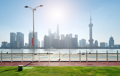上海城市的天际线