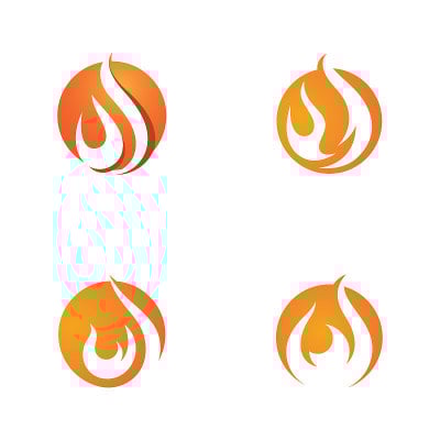 火焰logo设计火焰logo模板logo符号图标