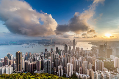 香港:早上的山顶