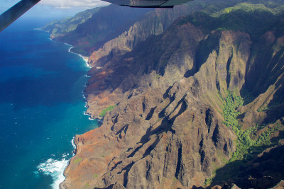 空中Napali海岸