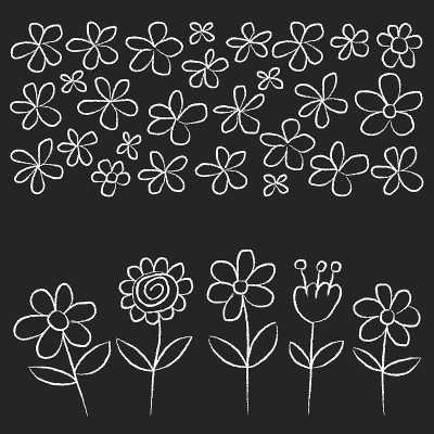 向量集涂鸦花
