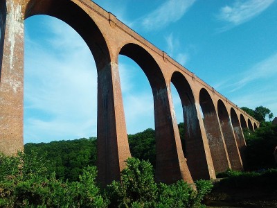 Larpool高架桥，River Esk, Ruswarp, Whitby北约克郡的拱门