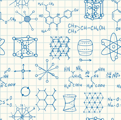 科学、化学和物理无缝矢量模式