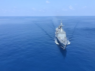 海军在伊朗。对海洋的军事控制。保护国家边界免受伊朗的水。