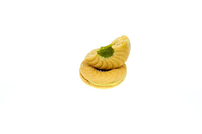三明治饼干，苹果味奶油和猕猴桃苹果味