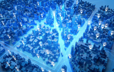 智慧城市3D地图。