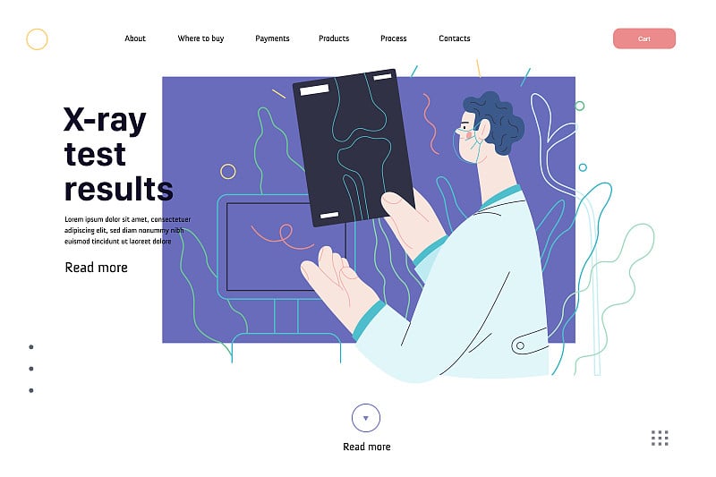 医学检验模板- x光检验预览效果