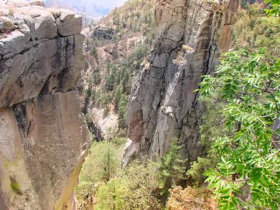 墨西哥，风景优美的著名铜Canton (Barranca del Cobre)