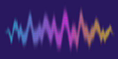 声波。运动声波抽象背景