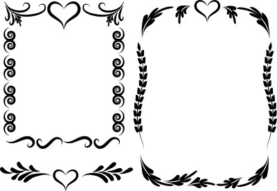 black and white background bolder set
