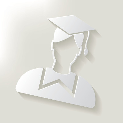 学生,干净的向量