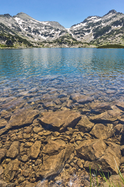 Demirkapiyski chuki和Dzhano峰，Popovo湖，皮林山令人惊叹的景观