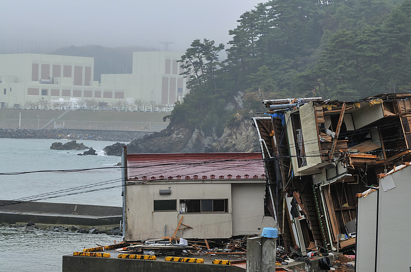 破坏风景的东日本大地震灾害