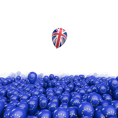 Brexit气球飞行