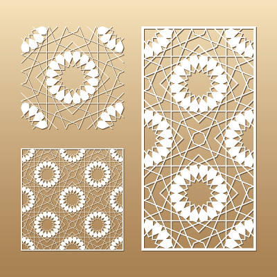 Laser cut vector panel