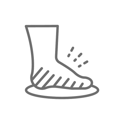 腿部肿胀，水肿，肥胖，脚线肥胖图标。